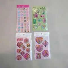 セリア　ディズニー ウォーターシール等　4枚セット