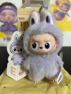 ラブブ PIN FOR LOVE アルファベットぬいぐるみペンダント【E】