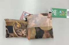 【エコバッグ】 ECOバッグ 2サイズセット 買い物袋 猫柄