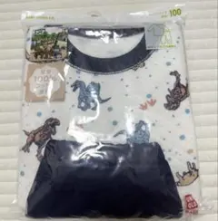 ユニクロ キルトパジャマ アニア 恐竜 100cm