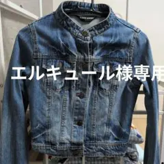 MでもOK!!デニムジャケット　着丈短め
