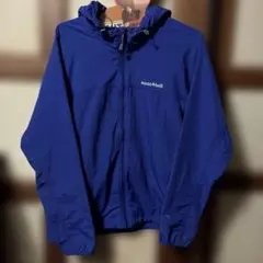 montbell Kid's 160cm フード付きジャケット 青