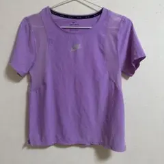 Nike DRI-FIT パープル トップス S