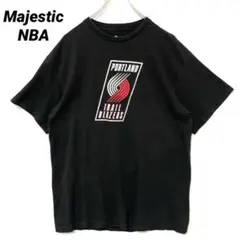 T-1226 Majestic NBA トレイルブレイザーズ Tシャツ L 黒のサムネイル