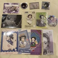 鬼滅の刃 冨岡義勇 胡蝶しのぶ ポストカード ステッカー まとめ売り 12点