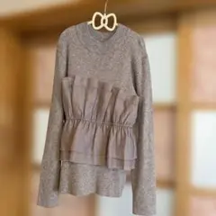 VIS/ビスチェドッキングニット