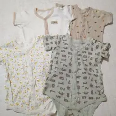 半袖肌着ロンパース 4点セット