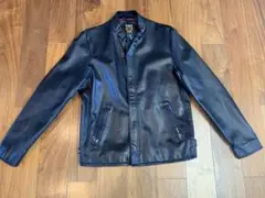 土日限定値下げ！Schott ゴートスキン　シングルライダースジャケット L 黒のサムネイル