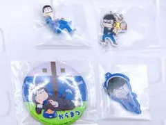 おそ松さん カラ松だけ アクリルキーホルダー フィギュア 缶バッジセット