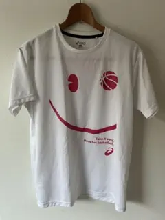 asics バスケットボール Tシャツ ホワイト　レディースのサムネイル