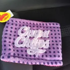 Chupa Chups 紫 ネックウォーマーフリーサイズ