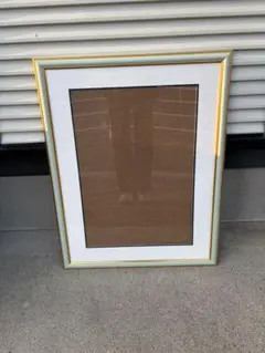 ゴールド装飾/ライトグリーン/フレーム額縁