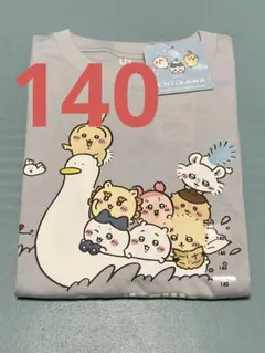 140 ちいかわ ユニクロ UNIQLO UT Tシャツ　ブルー