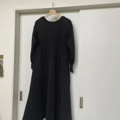 GeeRA 前後2WAYハーフジップワンピース ブラック