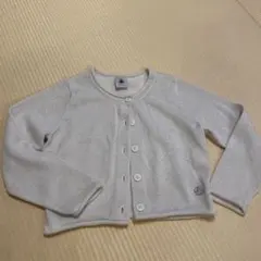 PETIT BATEAU ラメ入りカーディガン 3ans/95cm
