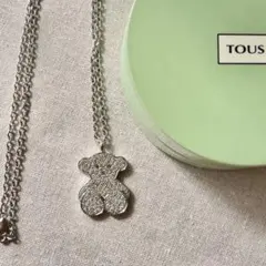 お値引き中【希少 K18 WG 22.9g】TOUS ダイヤモンドネックレスのサムネイル