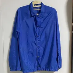 90s ヴィンテージ　ナイロンジャケット　ブルー　Mサイズ
