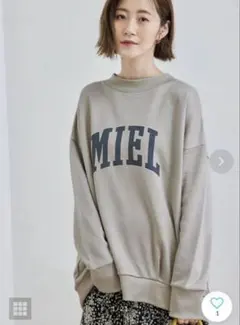 ROPE' PICNICロゴ裏毛プルオーバー （ベージュ系（28））