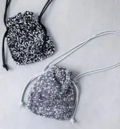 【新品未使用】NATURAL BEAUTY BASIC スパンコールバッグ