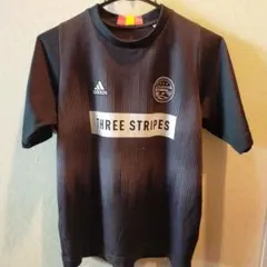 adidas THREE STRIPES 黒 Tシャツ