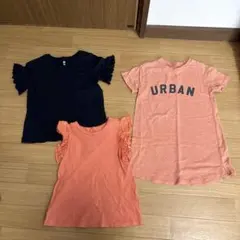 Tシャツ 3点セット 100cm フリル袖