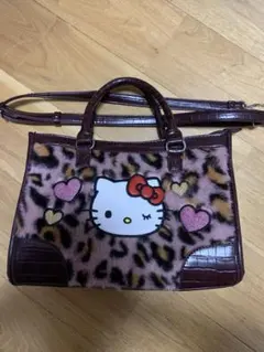 【匿名発送】　アベイル　ハローキティ　バッグ　ヒョウ柄　ギャル