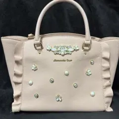 サマンサベガ ビジューフラッターバッグ 2WAY