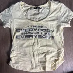 SHAGGIE 半袖Tシャツ イエロー　一度も着用してない（洗濯のみした）のサムネイル
