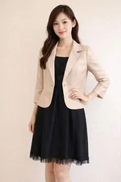 レディース フォーマルセレモニー パーティドレス ワンピ ボレロジャケットセット