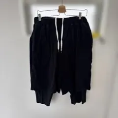 PARADOX TOKYO レイヤード ショートパンツ ブラック Sのサムネイル
