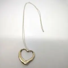 美品 TIFFANY&Co. ティファニー オープンハート ネックレス