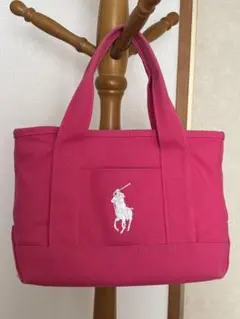POLO ピンク トートバッグ