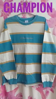 Champion　チャンピオン　ボーダー柄　トレーナー　XL