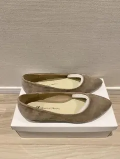 Oriental Traffic ベージュ ポインテッドトゥフラットシューズ