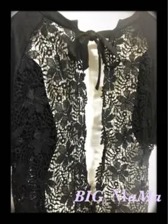 ★大きいサイズ★【♡sexy♡】背中全レースカットソー２Ｌ(3L〜10L)