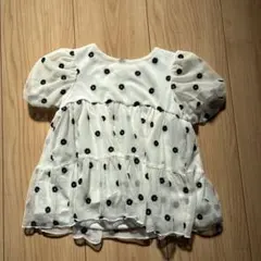 バースデイ　ホワイト　トップス 80cm