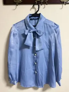 ZARA リボン付きブラウス