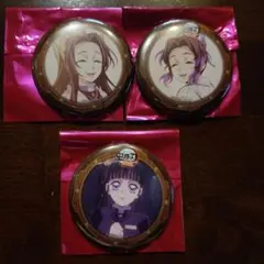 鬼滅の刃 ufotable 缶バッジ 胡蝶しのぶ カナエ 栗花落カナヲ
