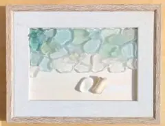 シーグラスアート ヒーリングアート 海からの贈り物 海の宝石 海 海岸