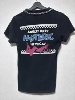 HYSTERIC GLAMOUR ポロシャツ ブラック チェッカー フラッグのサムネイル