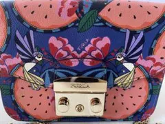 FURLA ショルダーバッグ　希少フルラメトロポリス