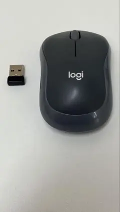 Logitech M185 ワイヤレスマウス グレー