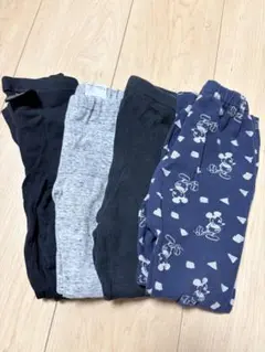 キッズボトムス4点セット（ミッキー柄含む）
