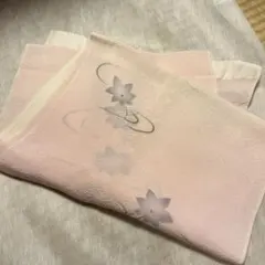 薄いピンク 花柄 帯揚げ