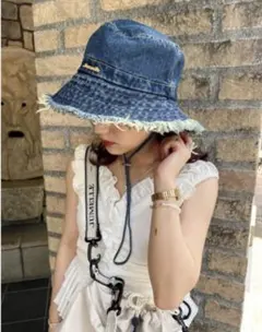 ジュメロ jumelle denim damage straphat