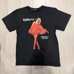 Kylie Tension Tour Tシャツ ブラック　アーティスト　プリント