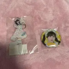 福丸うさ　缶バッチ、アクリルキーホルダー