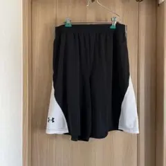 え　Under Armour バスケットボールパンツ 黒/白