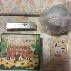 くまのがっこうケース(メモ付) 消しゴム すみっこ鉛筆，ぬいぐるみ おまけシール
