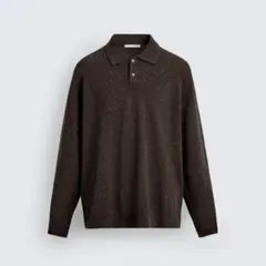 COS wool V-neck polo モーガン蔵人 - メルカリ